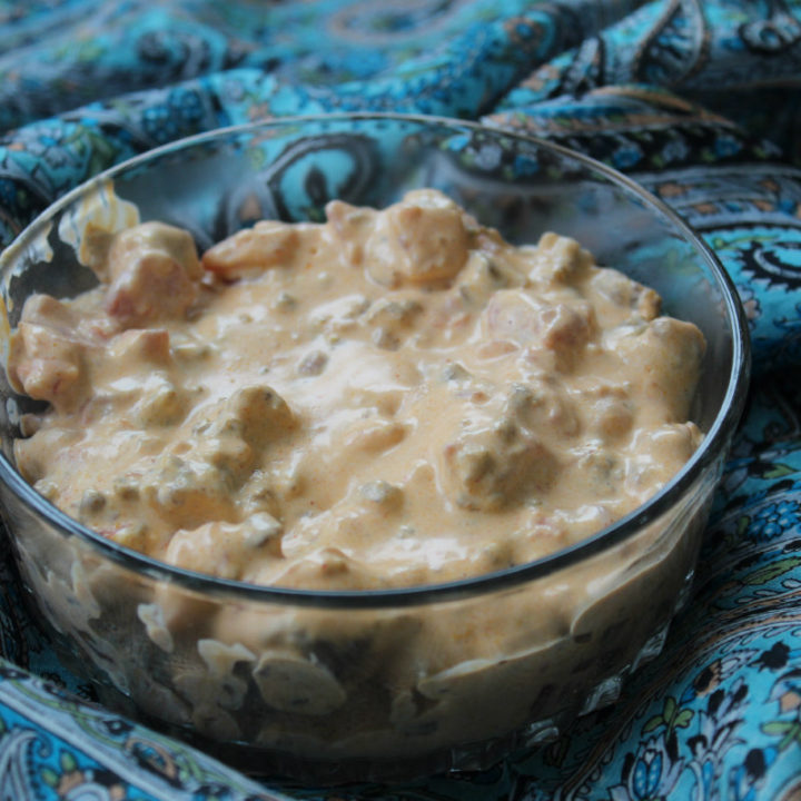 Keto Crockpot Sausage Cream Cheese Dip