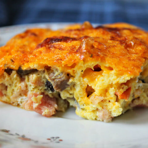 Keto Cheesy Bacon Breakfast Casserole1
