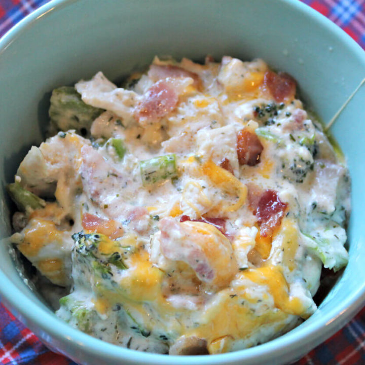 Chicken Bacon Broccoli Keto Casserole1