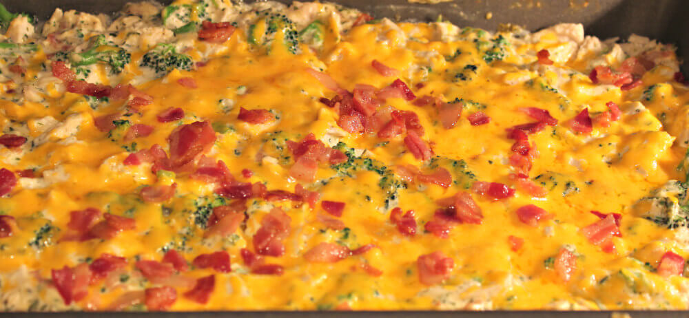 Chicken Bacon Broccoli Keto Casserole6