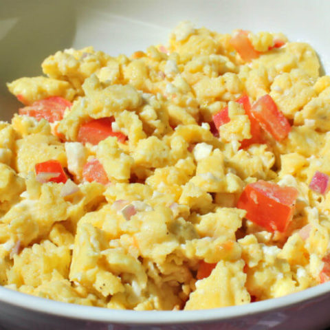 Keto Mediterranean Scrambled Eggs1