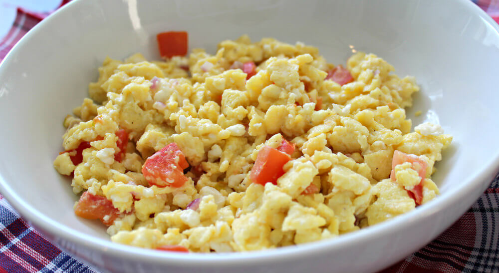Keto Mediterranean Scrambled Eggs3