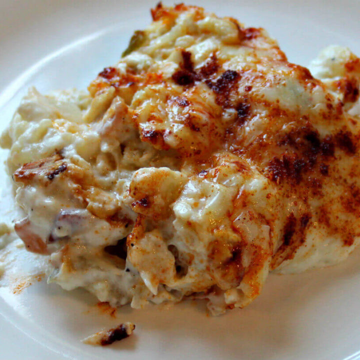 Cauliflower Chicken Keto Jalapeno Popper Casserole1