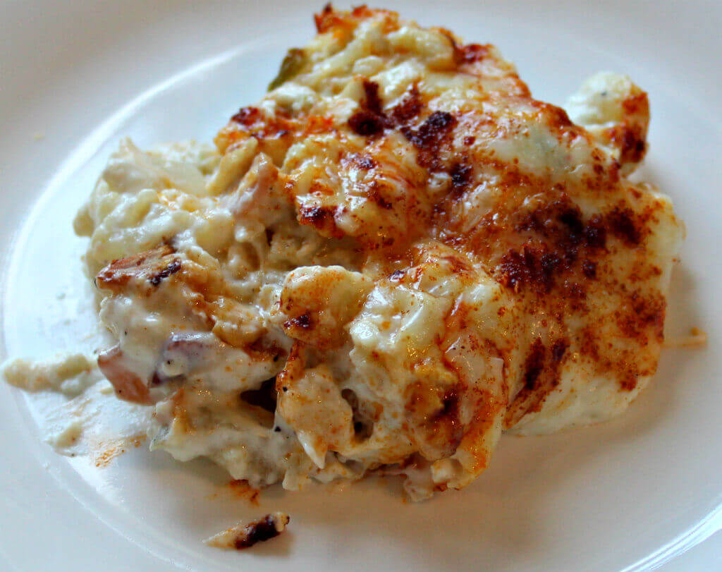 Cauliflower Chicken Keto Jalapeno Popper Casserole1