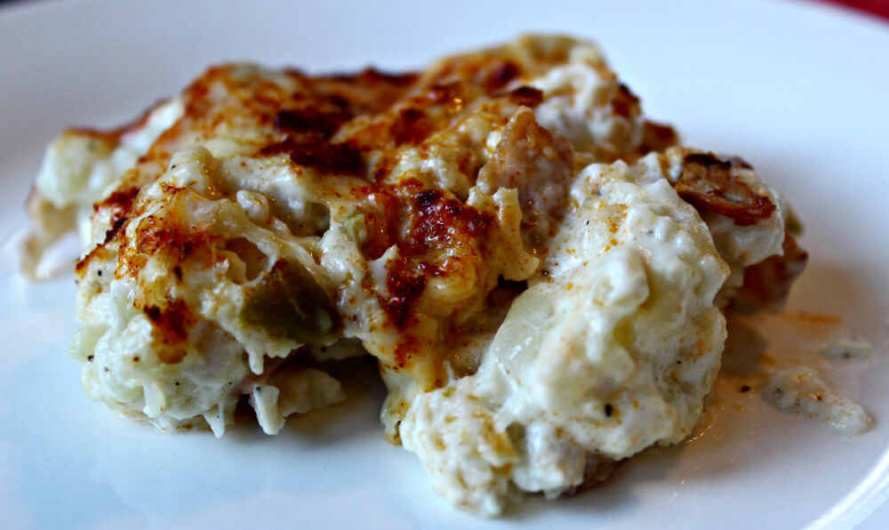 Cauliflower Chicken Keto Jalapeno Popper Casserole4