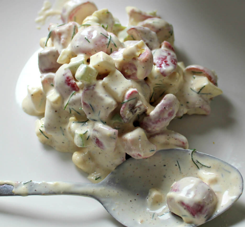 Radish Keto Potato Salad1