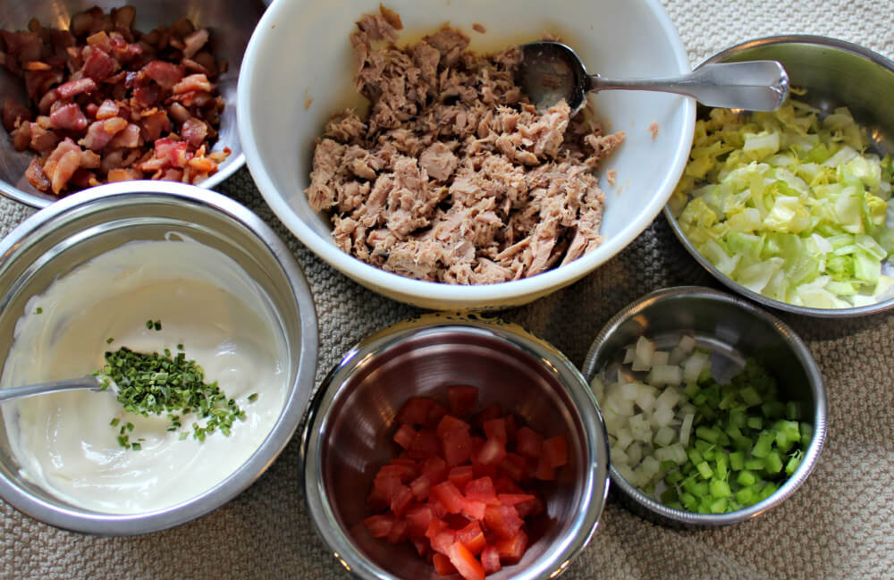 Keto BLT Tuna Salad2