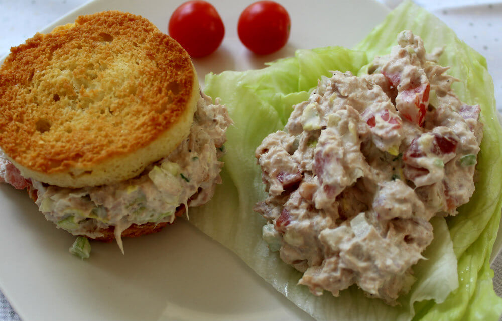 Keto BLT Tuna Salad4