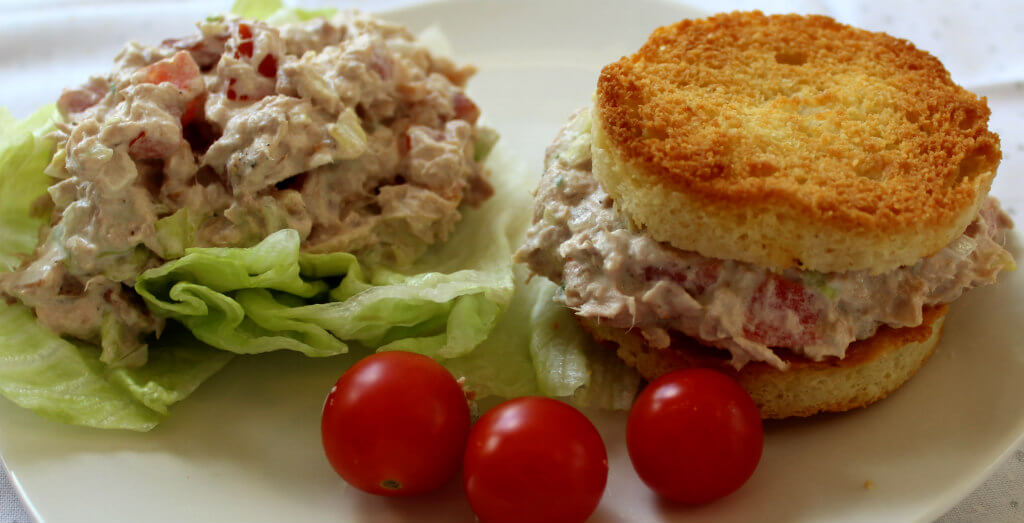 Keto BLT Tuna Salad7