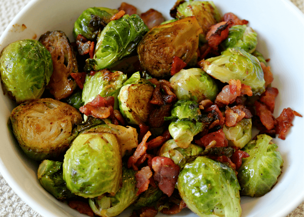 Bacon Balsamic Keto Brussels Sprouts4