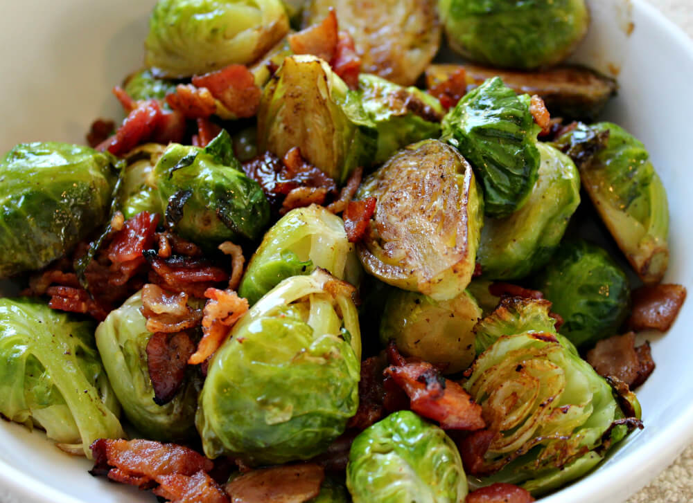 Bacon Balsamic Keto Brussels Sprouts7