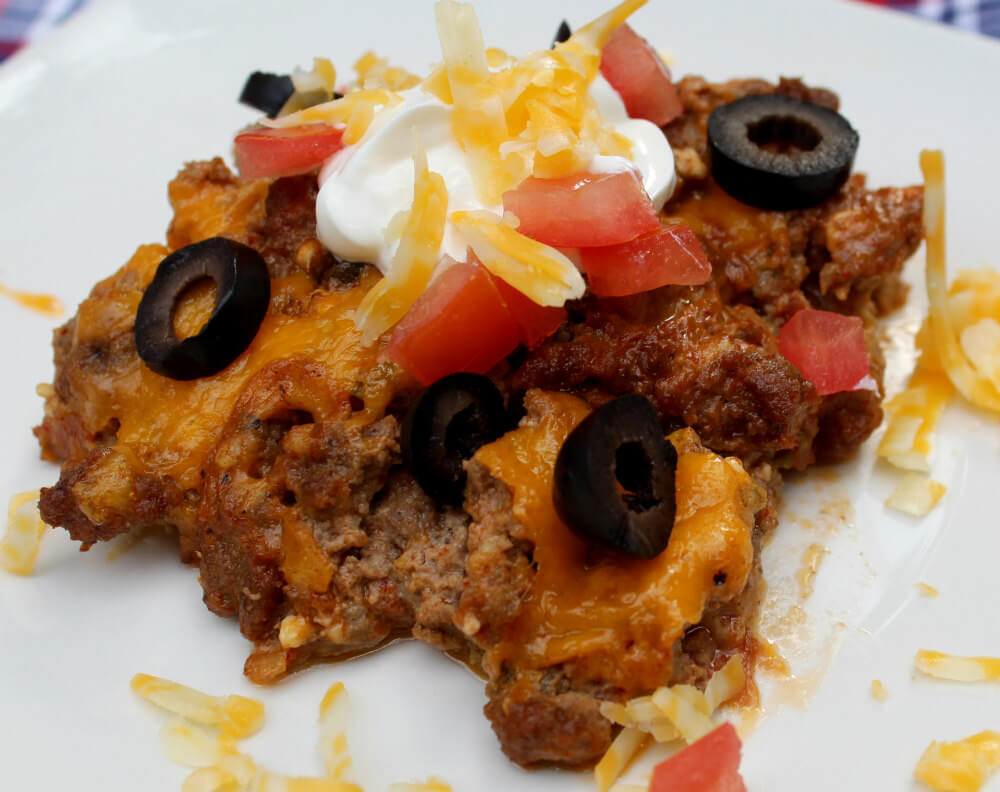 Keto Ground Beef Mexican Casserole1