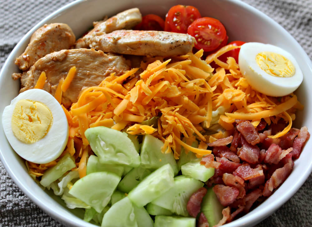 Cobb Salad with Keto Blue Cheese Dressing8