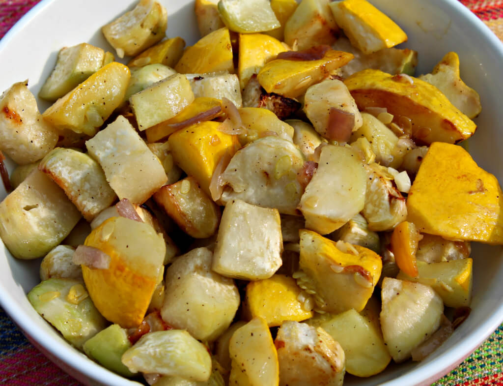 Roasted Keto Kohlrabi with Patty Pan Squash5