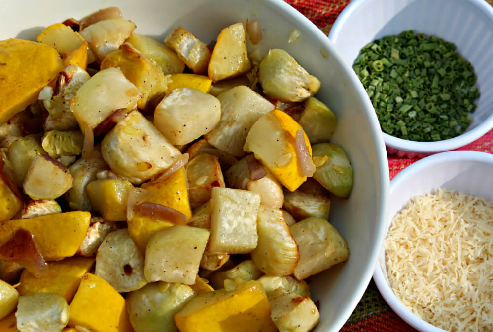 Roasted Keto Kohlrabi with Patty Pan Squash7