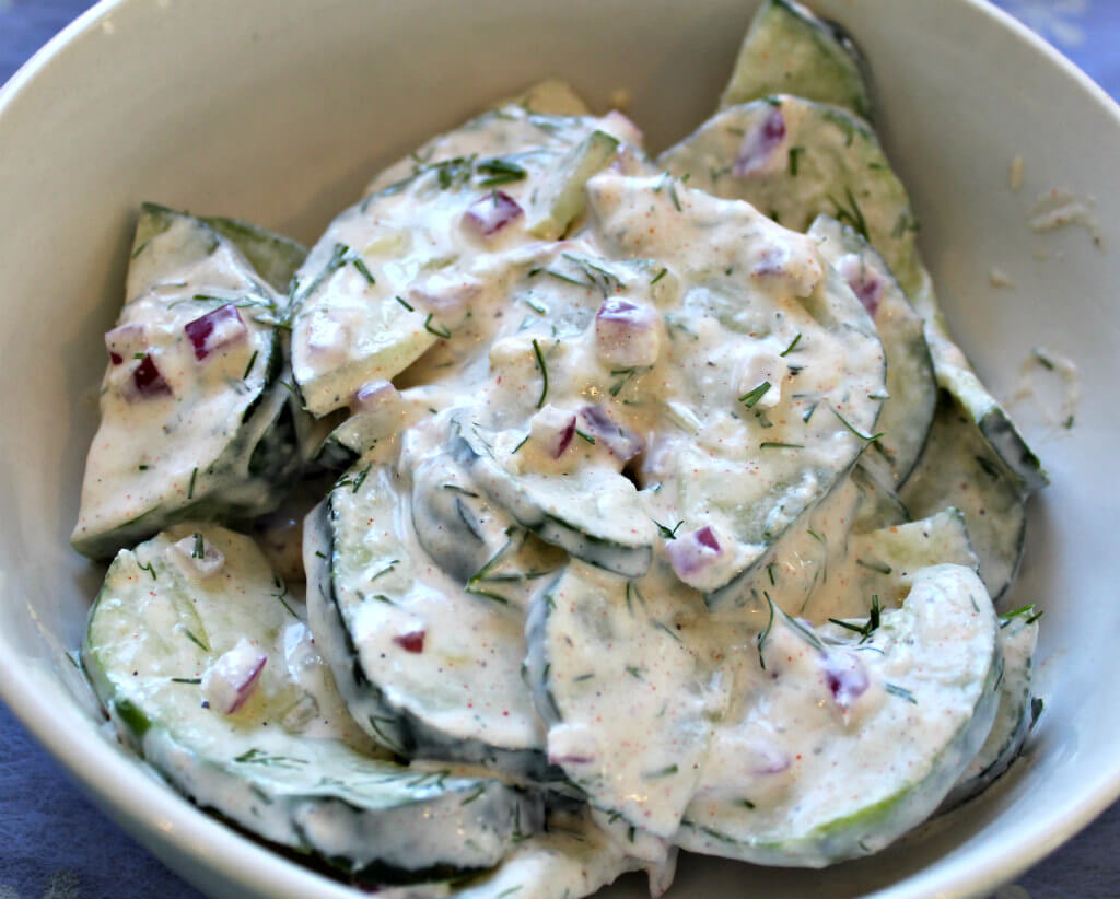 Tahini Cucumber Keto Salad7