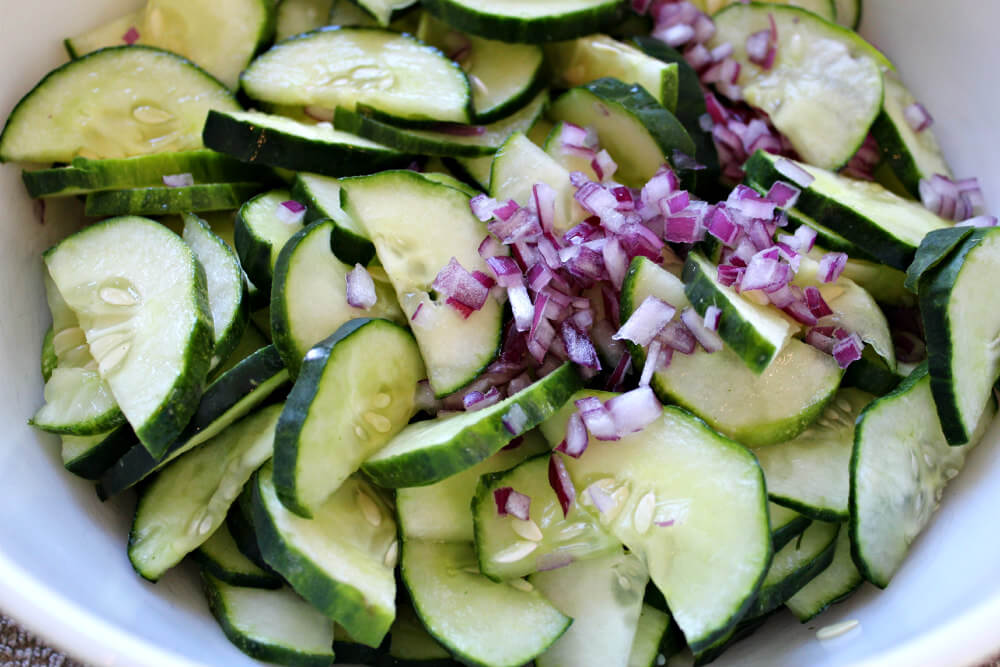 Tahini Cucumber Keto Salad5