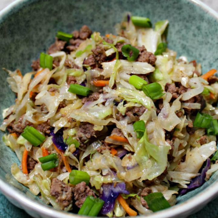 Easy Asian Keto Beef and Cabbage Stir Fry1