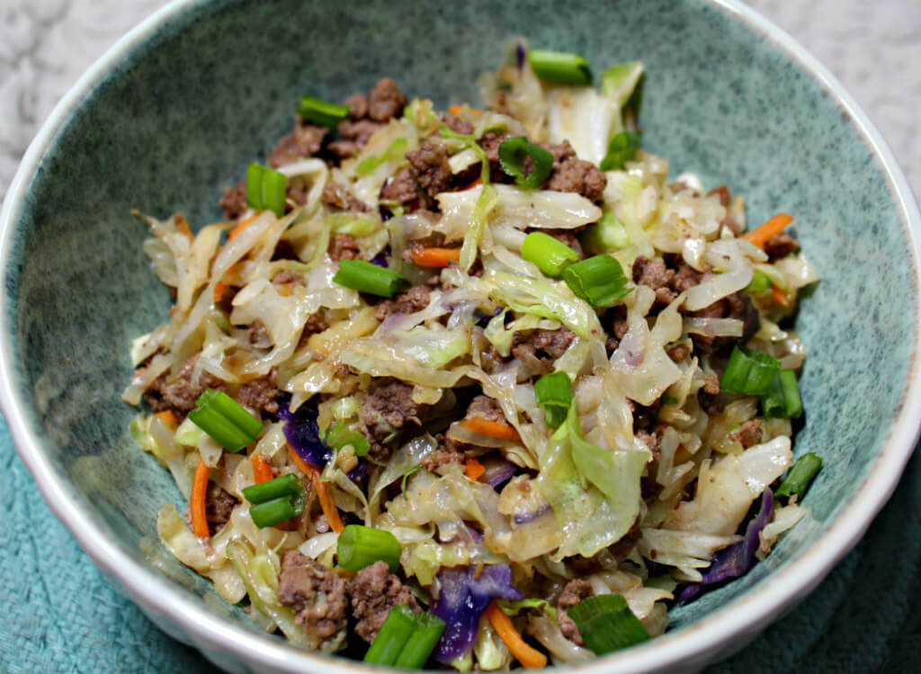 Easy Keto Asian Beef And Cabbage Stir Fry - Splash Of Keto