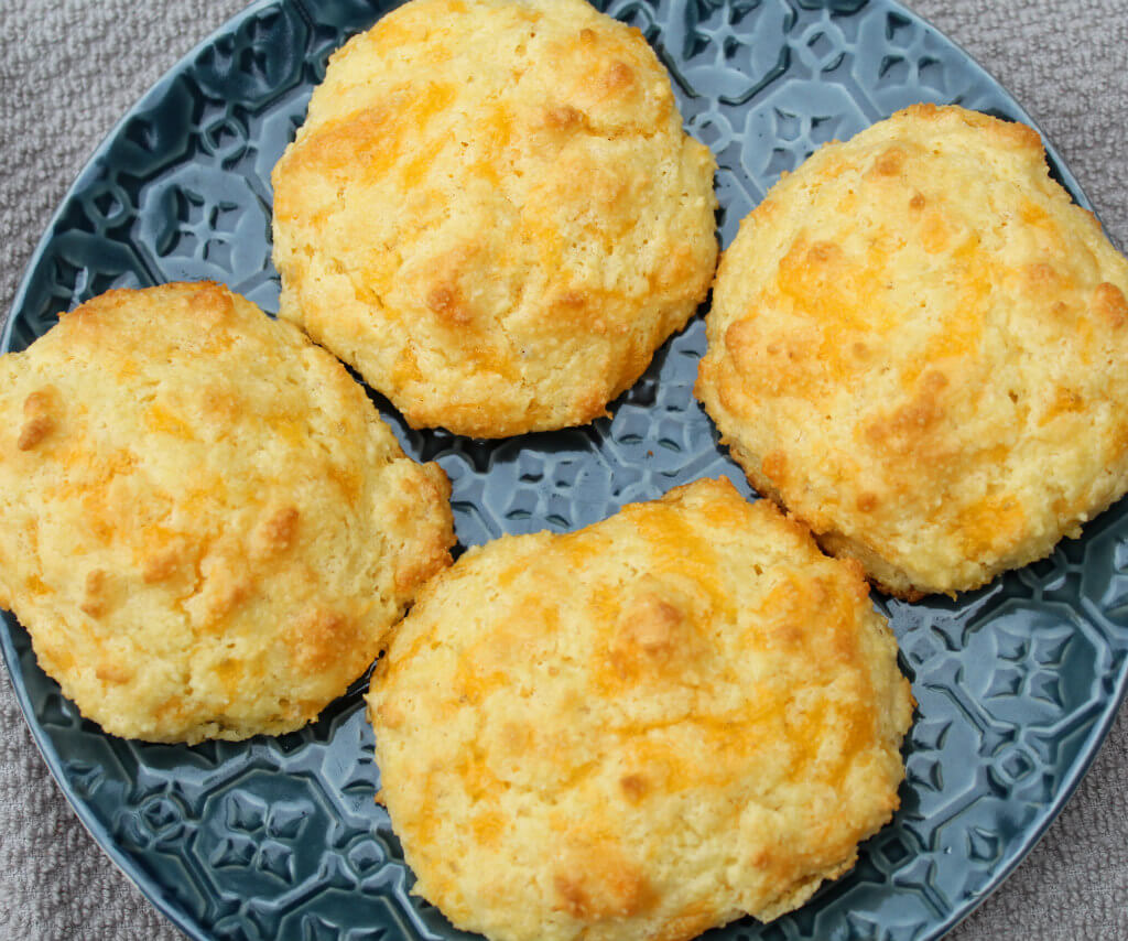 Cheddar Garlic Keto Biscuits1