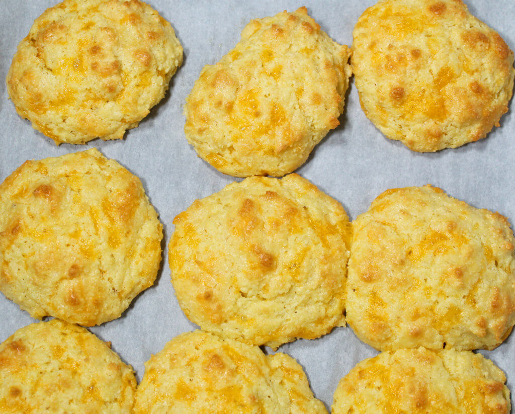Cheddar Garlic Keto Biscuits6