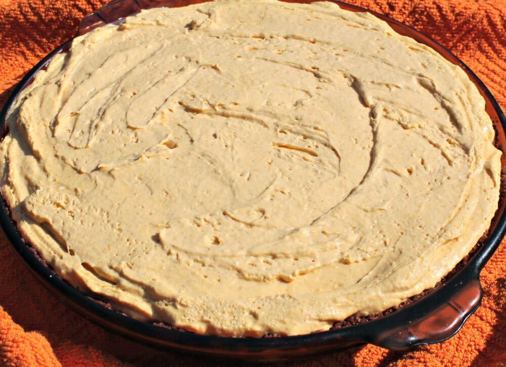 Chocolate Keto Pumpkin Mousse Pie6