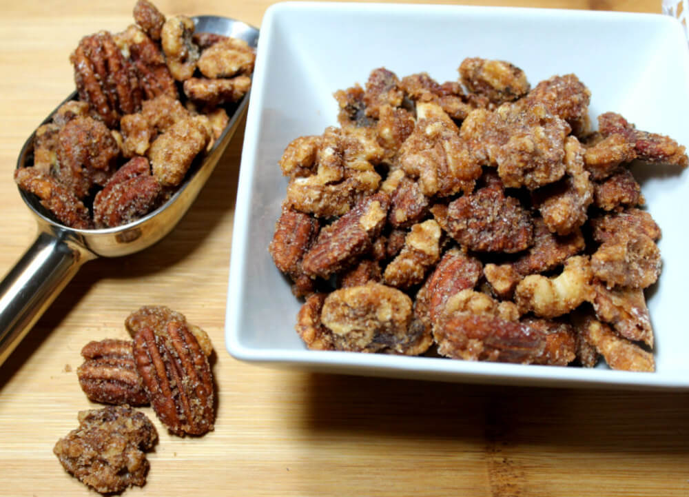 Pumpkin Pie Spiced Keto Candied Nuts8