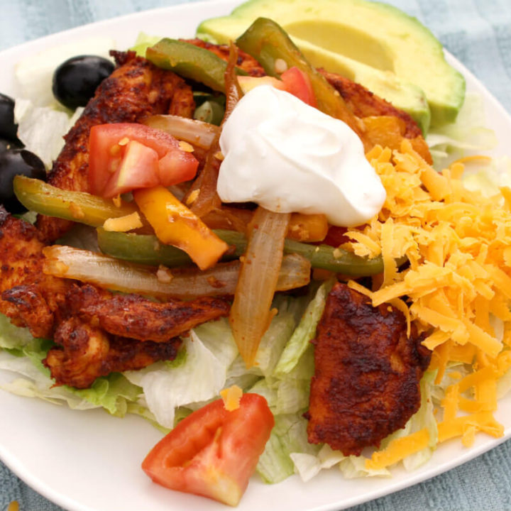 Low-Carb Chicken Fajitas1