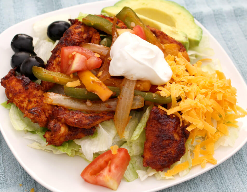 Low-Carb Chicken Fajitas1