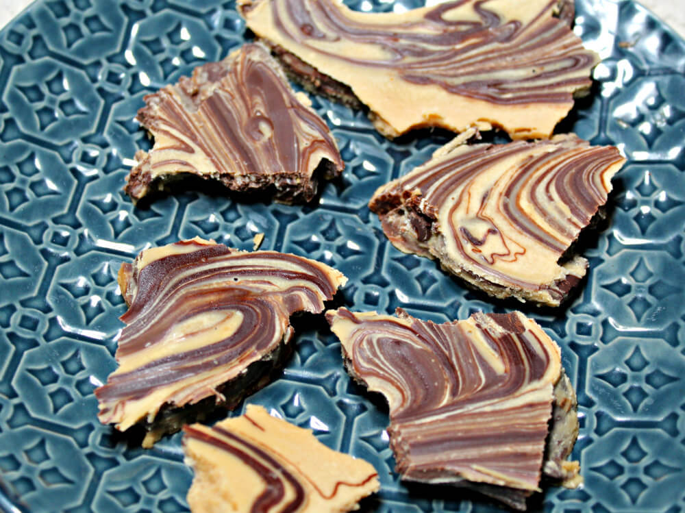 Keto Chocolate Peanut Butter Bark6