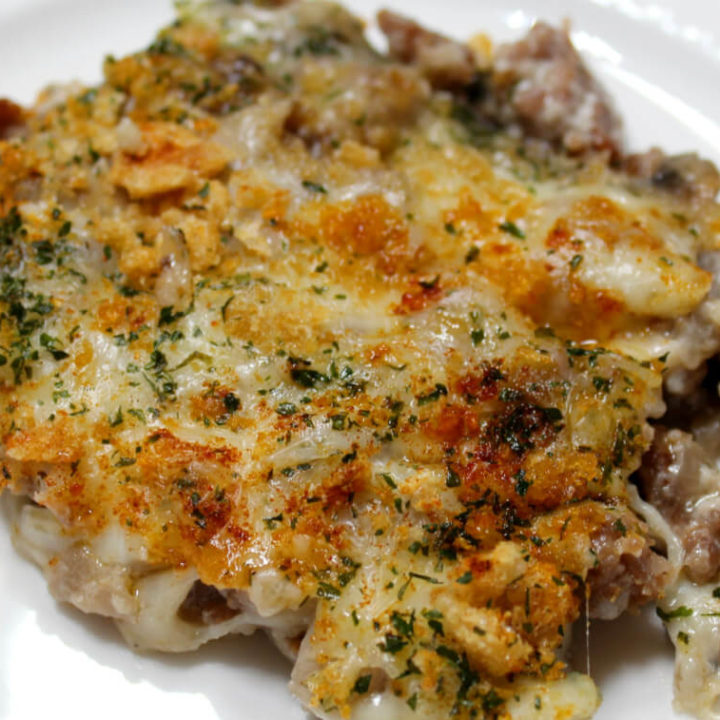 Deconstructed Keto Stuffed Mushroom Casserole1