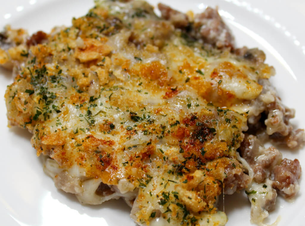 Deconstructed Keto Stuffed Mushroom Casserole1