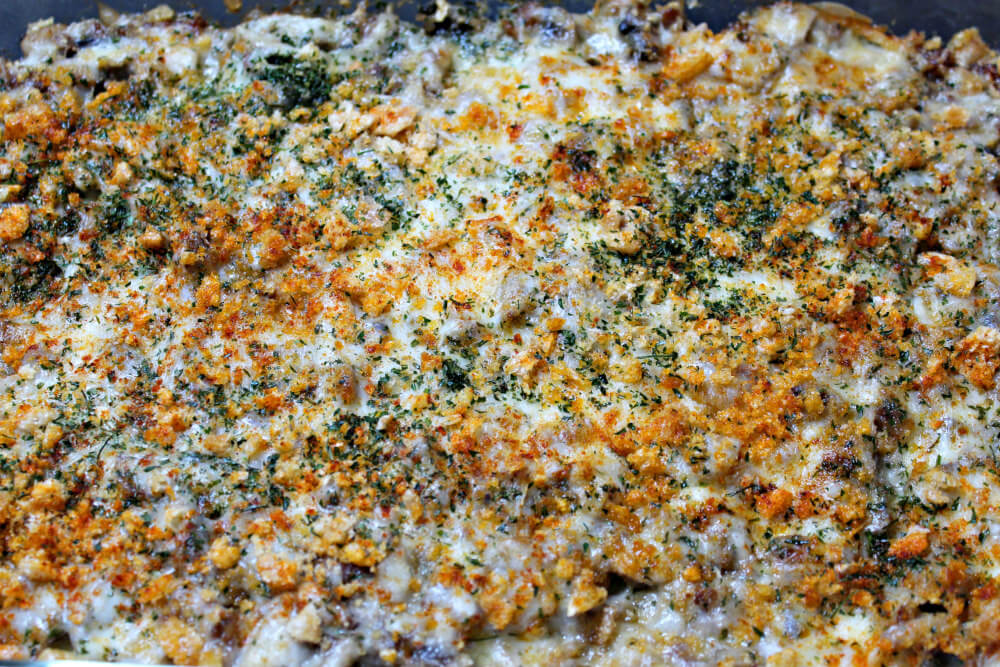 Deconstructed Keto Stuffed Mushroom Casserole5