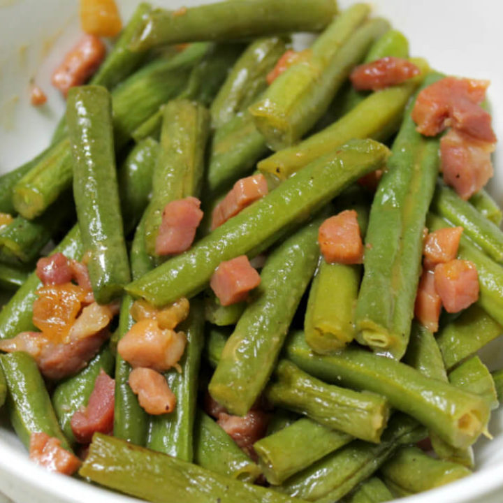 Keto Christmas Green Beans with Prosciutto1