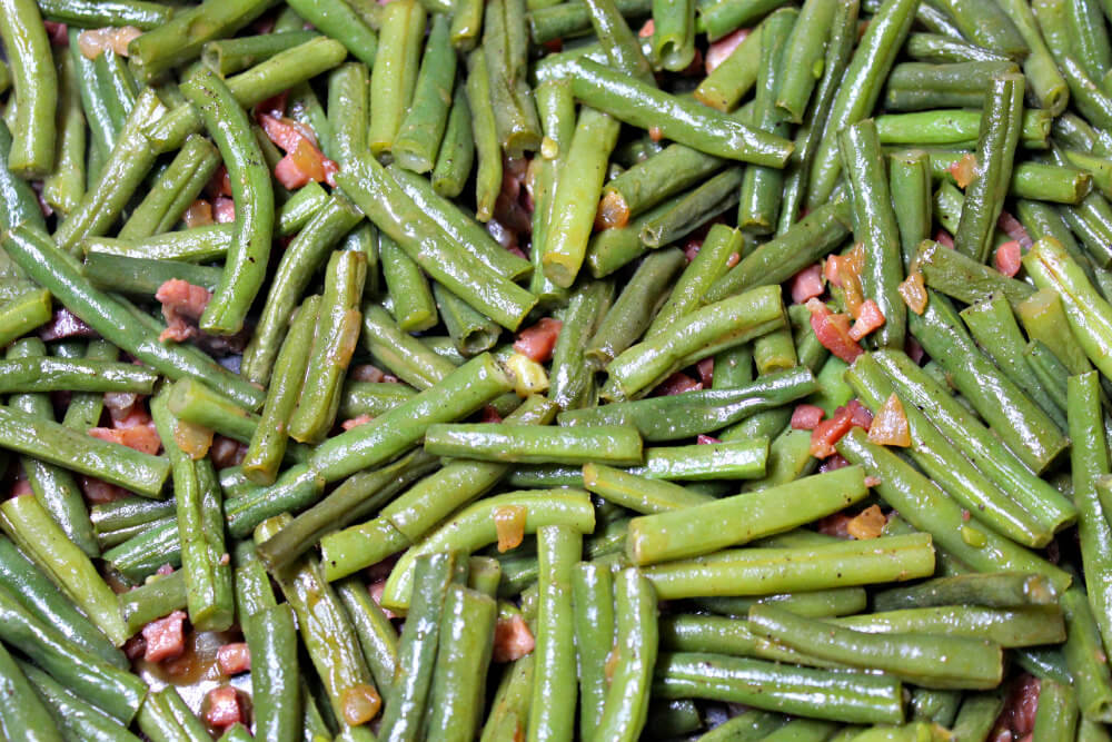 Keto Christmas Green Beans with Prosciutto4