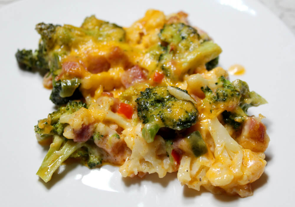 Creamy Ham and Vegetable Keto Casserole10
