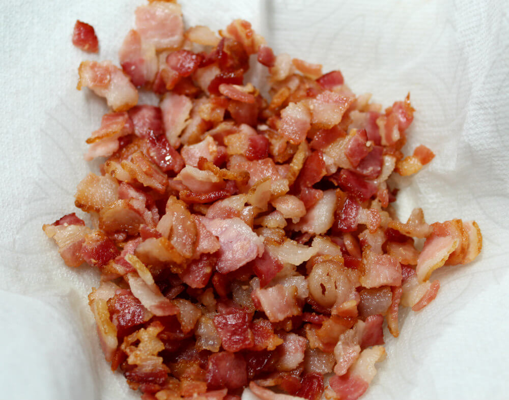 Keto Creamy Cabbage with Bacon and Mushrooms4