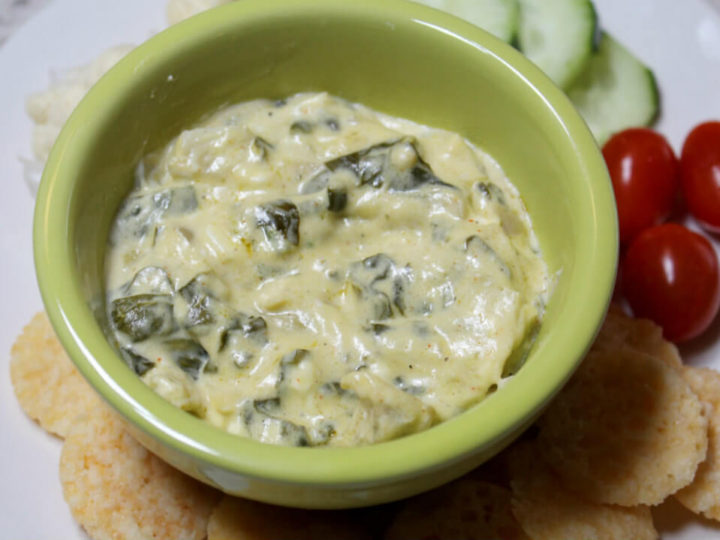 CrockPot Spinach Artichoke Dip - Spend With Pennies