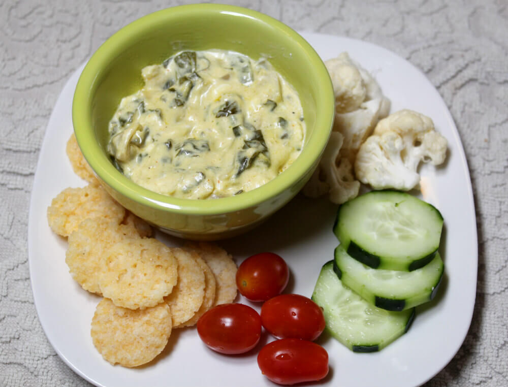 Keto Crockpot Spinach Artichoke Dip7