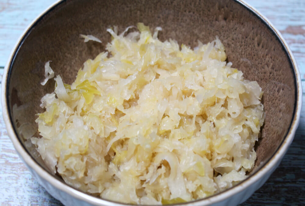 Keto Baked Bratwurst with Sauerkraut2