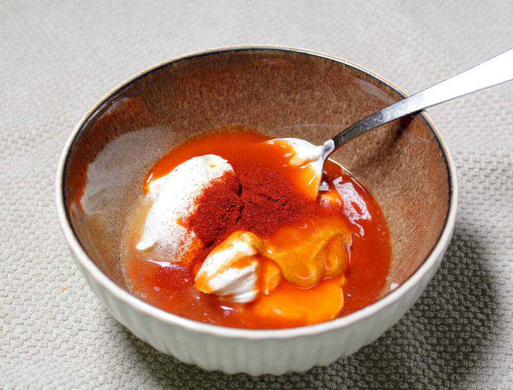 Buffalo Chicken Keto Salad3