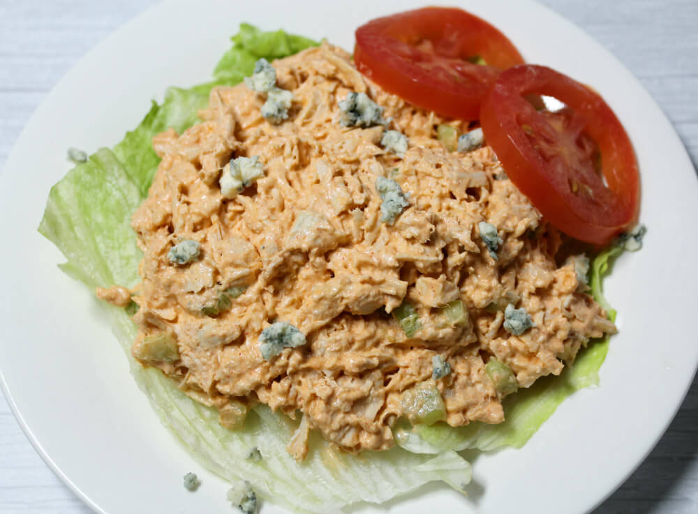 Buffalo Chicken Keto Salad7