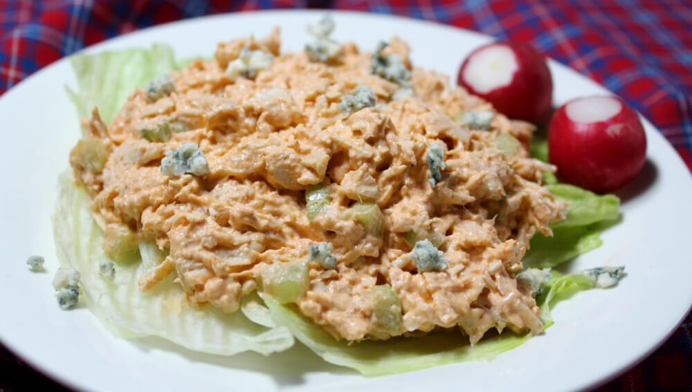 Buffalo Chicken Keto Salad8