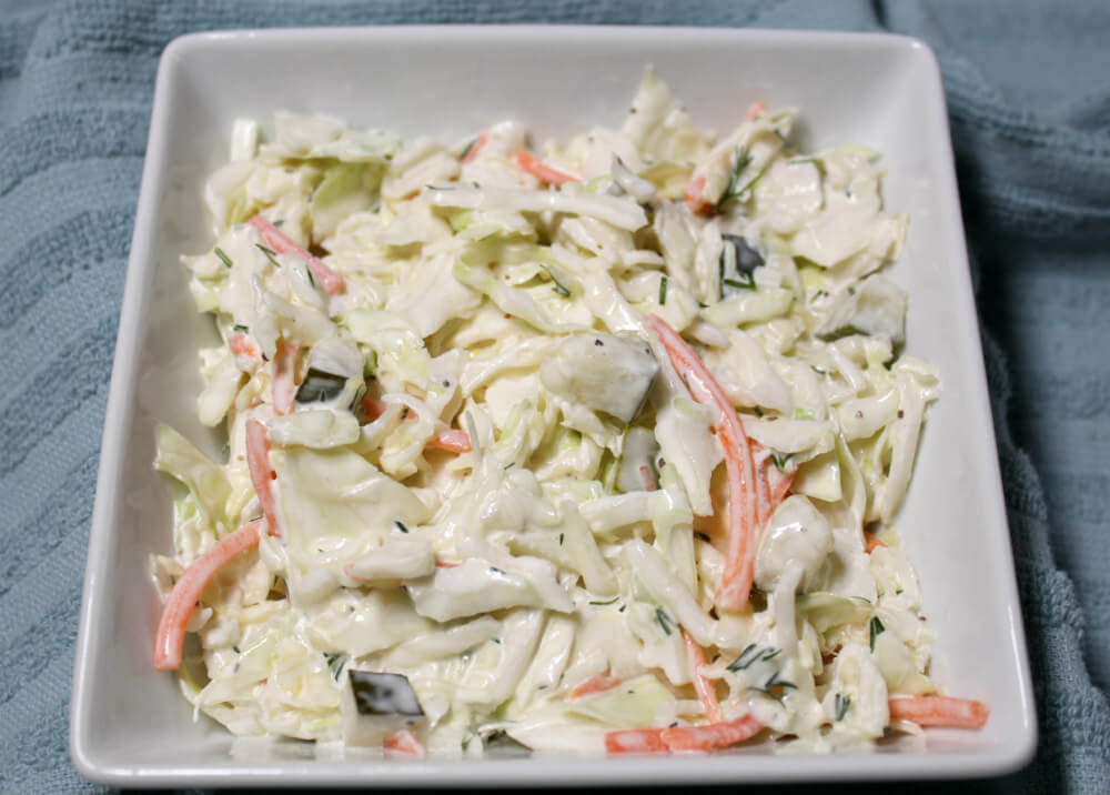 Dill Pickle Keto Coleslaw8