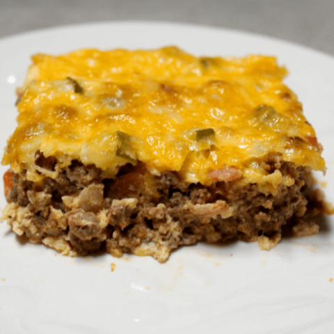 Bacon Cheeseburger Low Carb Casserole1