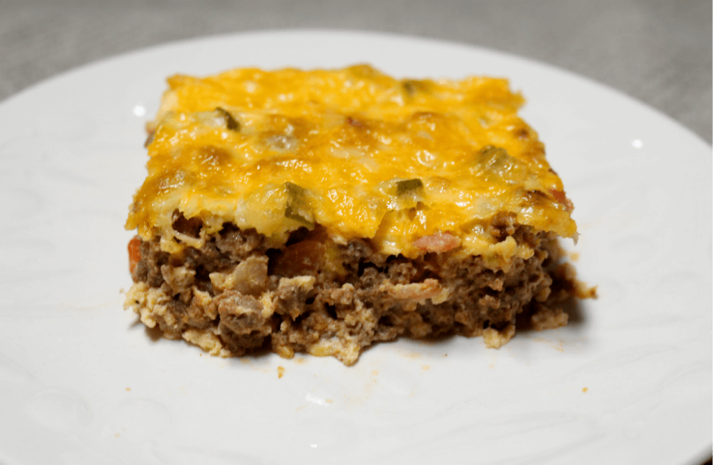 Bacon Cheeseburger Low Carb Casserole1