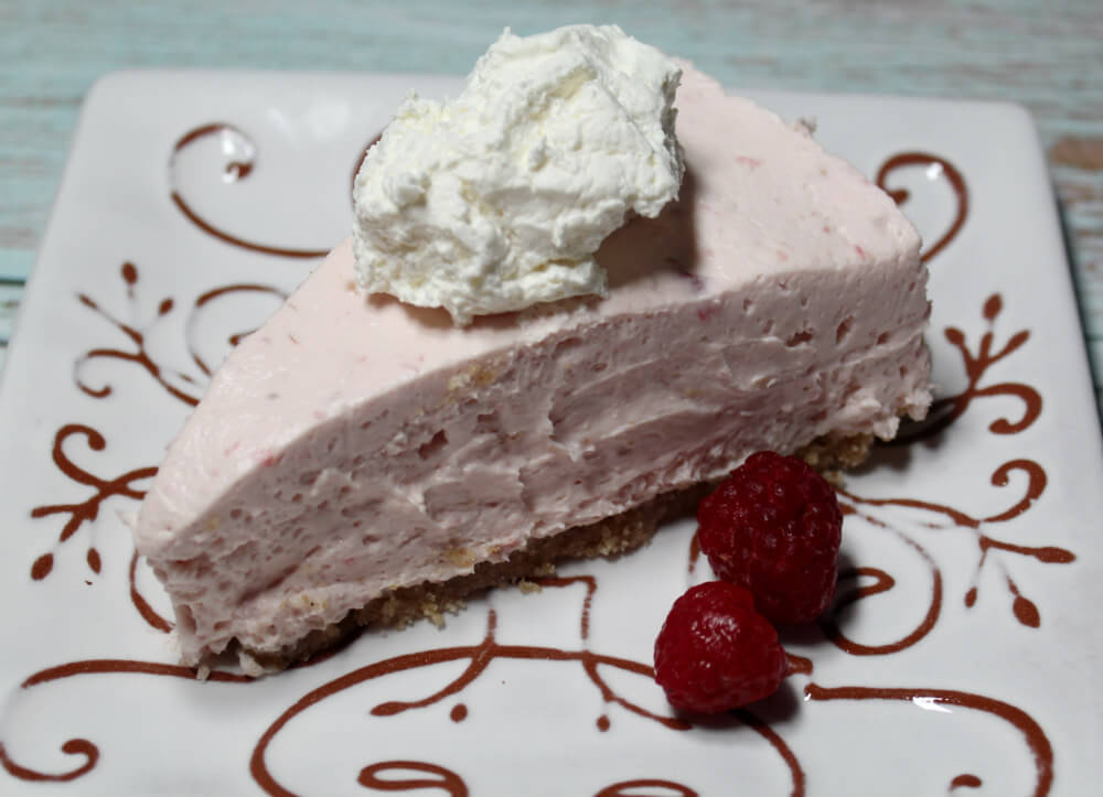 No-Bake Raspberry Keto Cheesecake9
