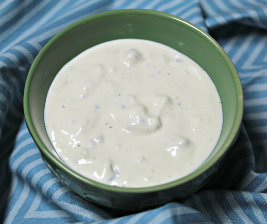 Homemade Keto Blue Cheese Dressing - Splash of Keto