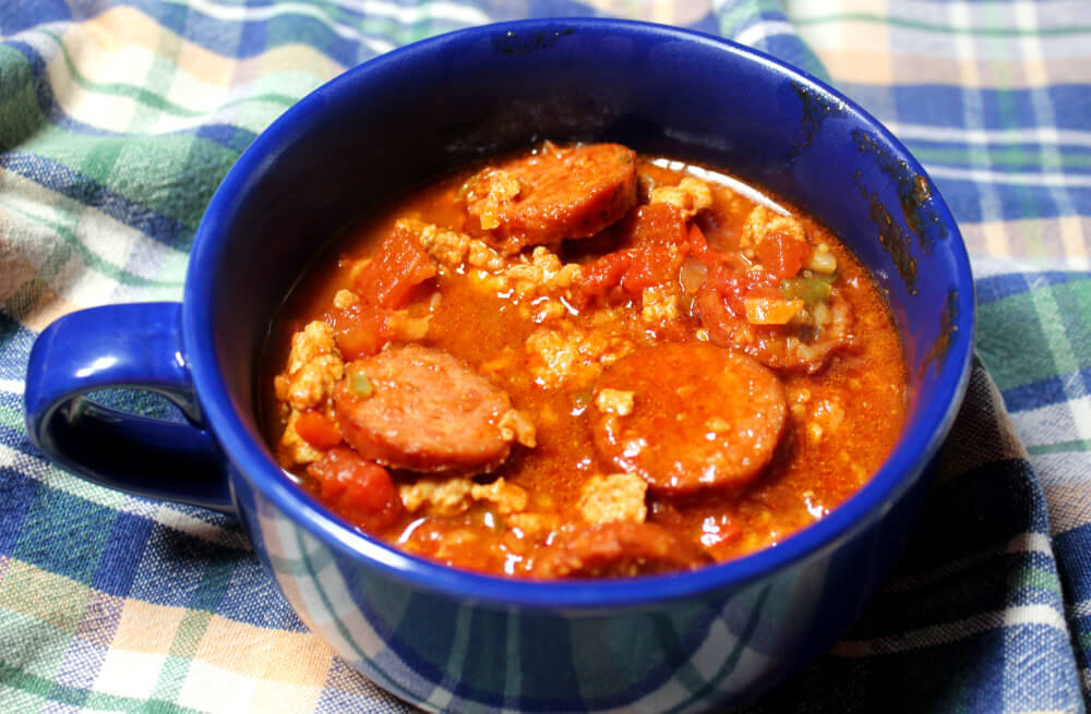 Keto Andouille & Chicken Chili6