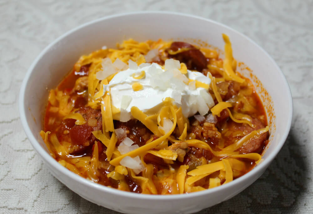 Keto Andouille & Chicken Chili8